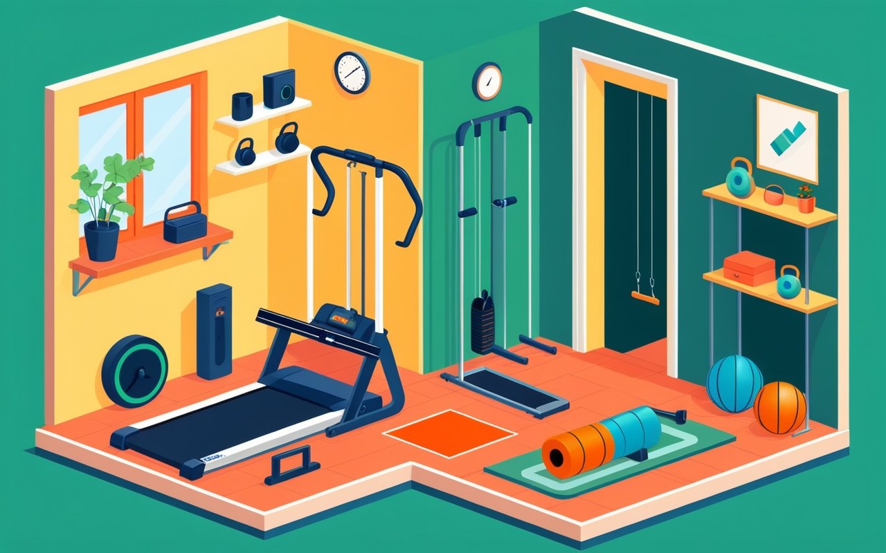 Практические советы по безопасному использованию умных тренажеров дома в условиях ограниченного пространства
