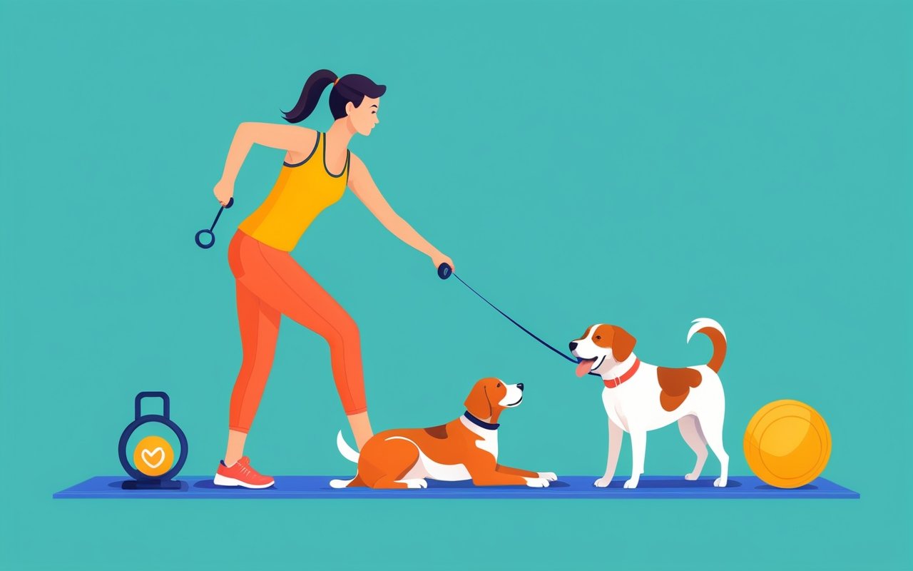 Тренировка с домашними любимцами: как вовлечь животных в фитнес-рутин