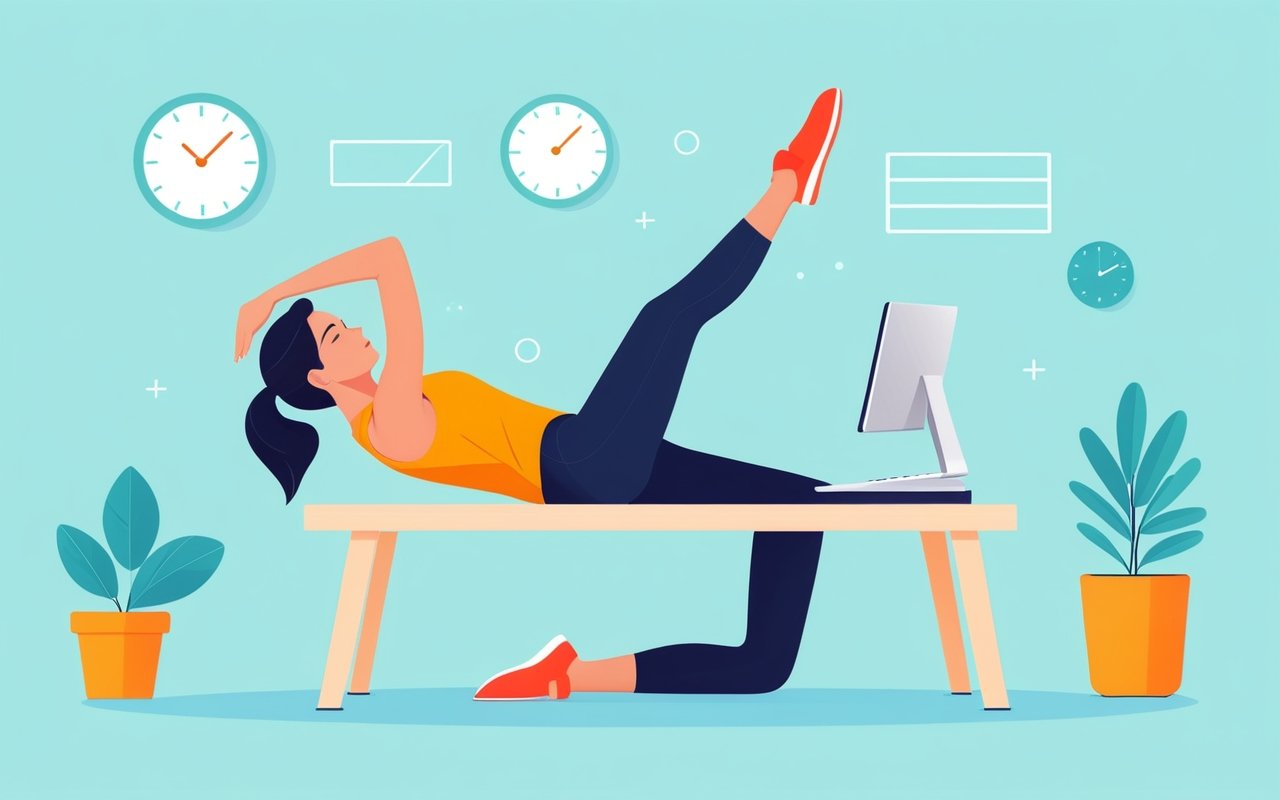 Эффективные упражнения для поддержания гибкости и профилактики боли при работе за компьютером дома