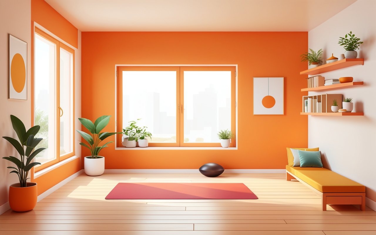 Создание мини-зал для йоги и пилатеса в нестандартных домашних пространствах