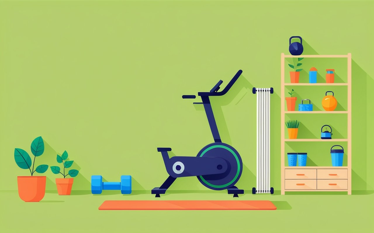 Экологичные и бюджетные материалы для создания домашней фитнес-зоны своими руками