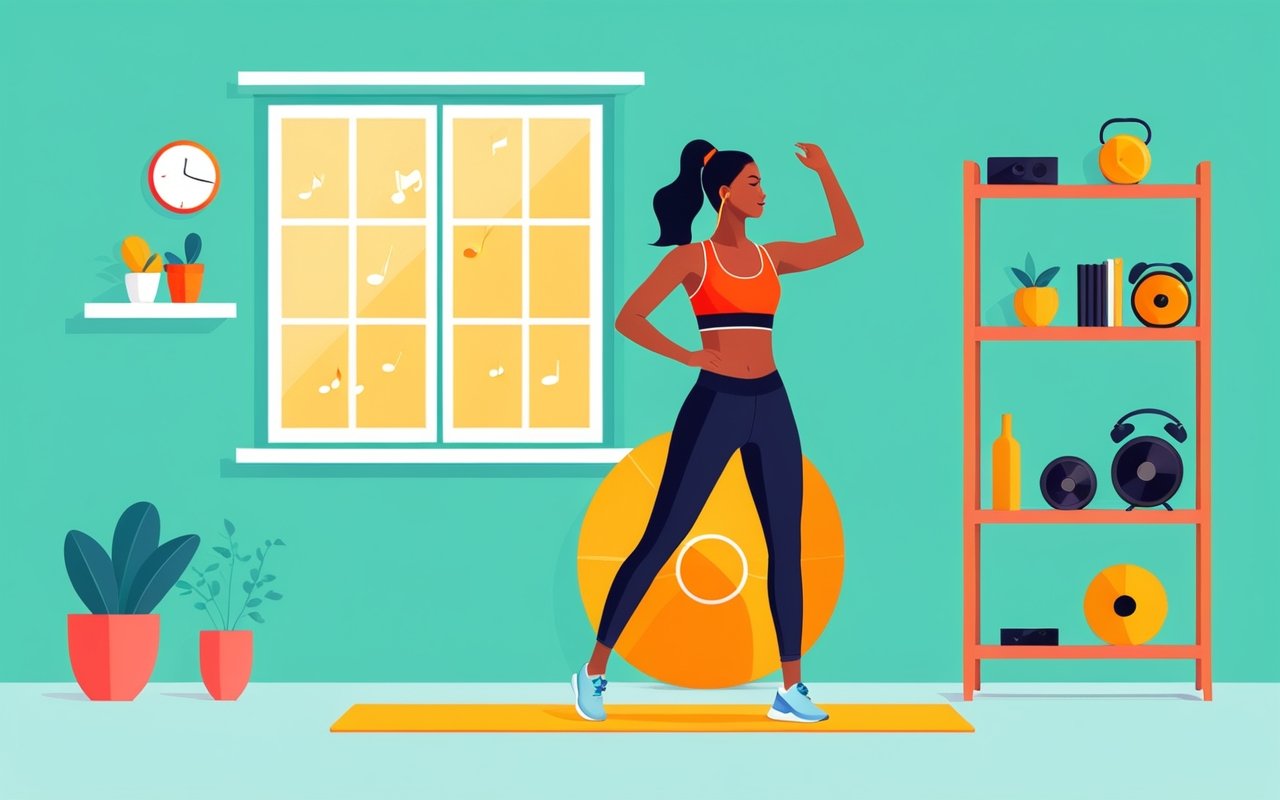 Фитнес в ритме музыки: создание домашнего танцевального тренинга с вашими любимыми треками