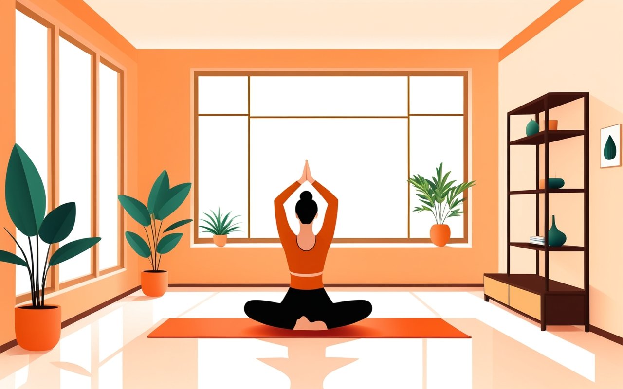 Создание персонального пространства для йоги: как оформить комнату для максимальной концентрации дома