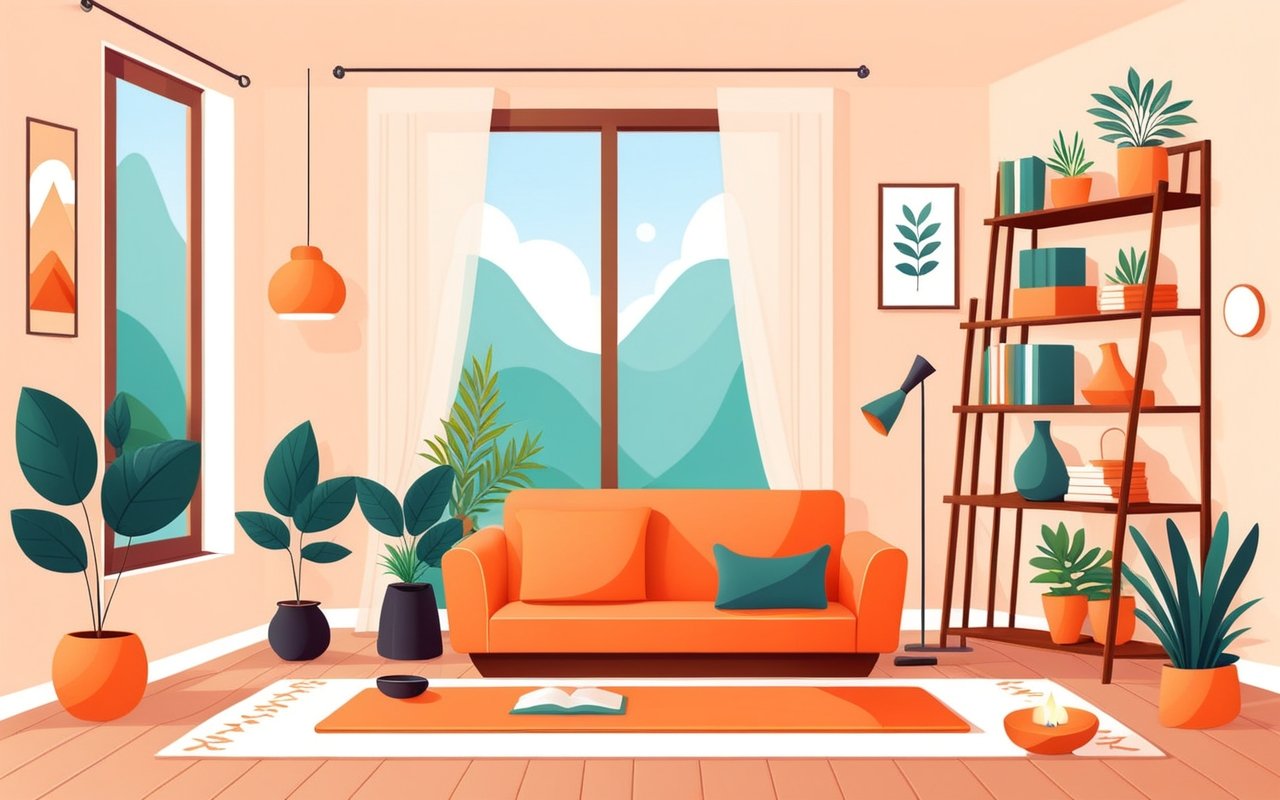 Создание уютного домашнего уголка для практики йоги и медитации с элементами природной гармонии