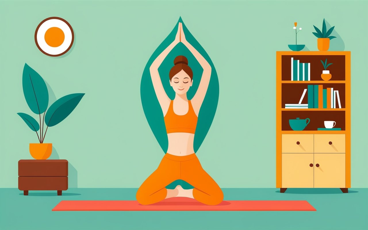 Использование мебели как альтернативы традиционной йога-оборудованию дома