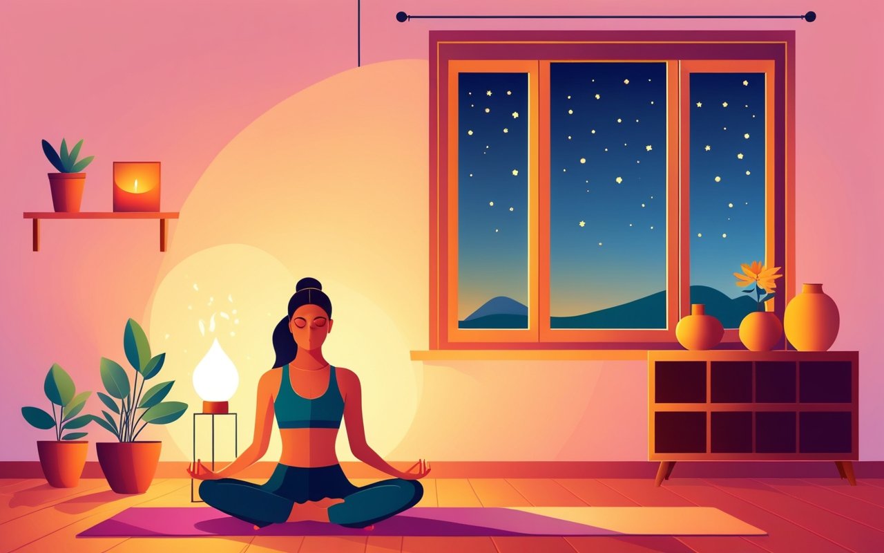 Влияние домашних ароматов и освещения на эффективность вечерних йога-практик дома