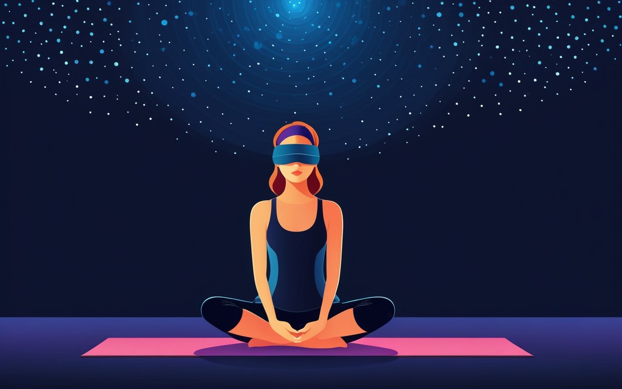 Йога в темноте: как практика с завязанными глазами углубляет восприятие и расслабление