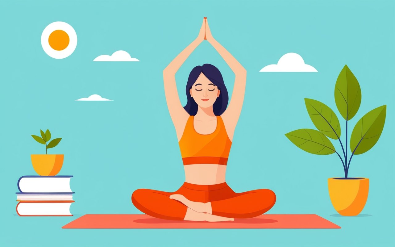 Йога для глубокой концентрации: как медитация в движении улучшает продуктивность дома