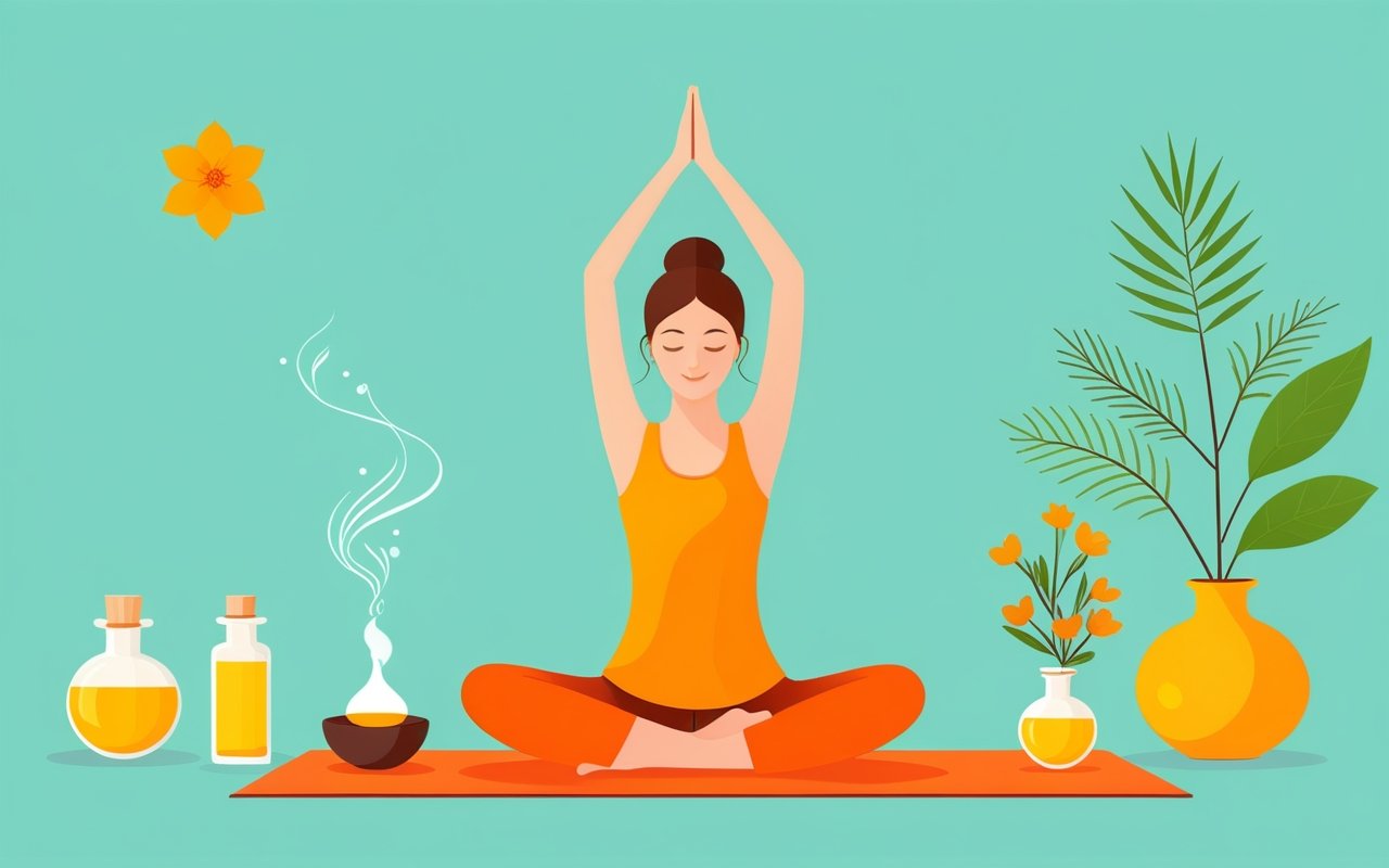 Влияние ароматерапии на практику йоги дома: повышаем концентрацию и расслабление с природными маслами
