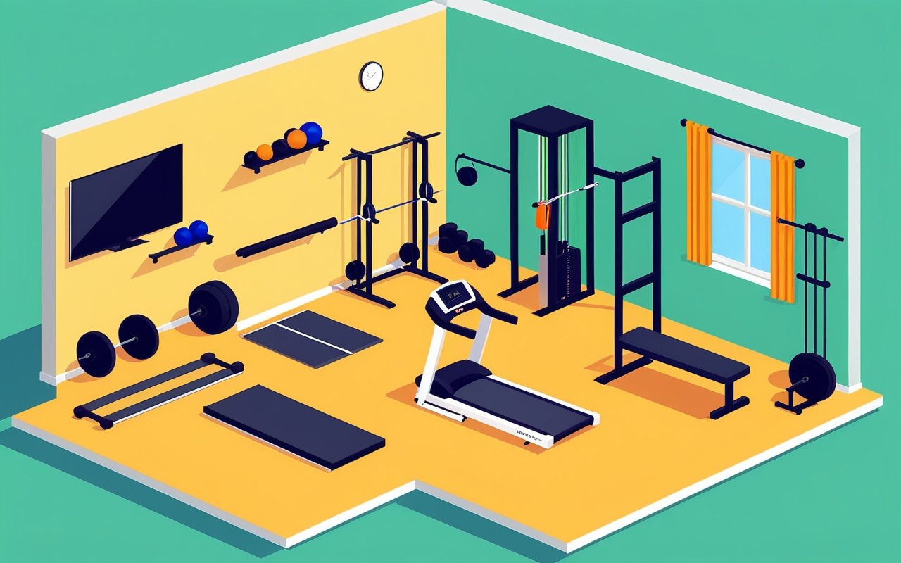 Как создать функциональную зону для фитнеса в многофункциональной квартире с минимальными затратами