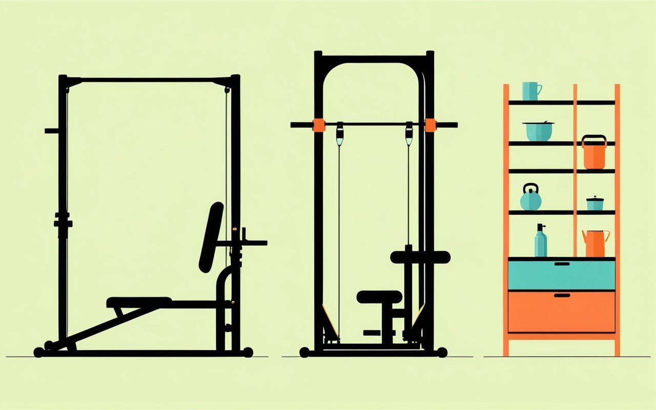 Компактные многофункциональные тренажеры для небольших квартир: как оптимально использовать пространство