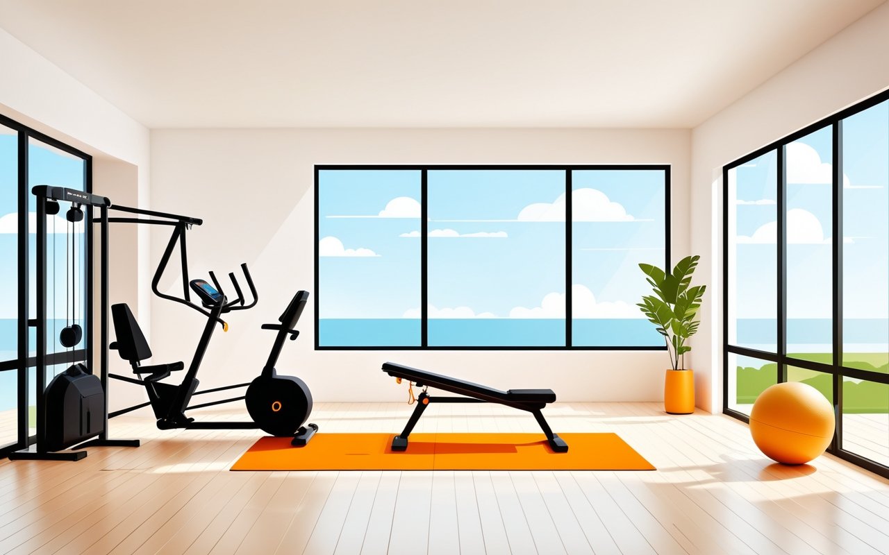 Интеграция фитнес-оборудования в интерьер: как оборудовать домашний спортзал стильными элементами дизайна