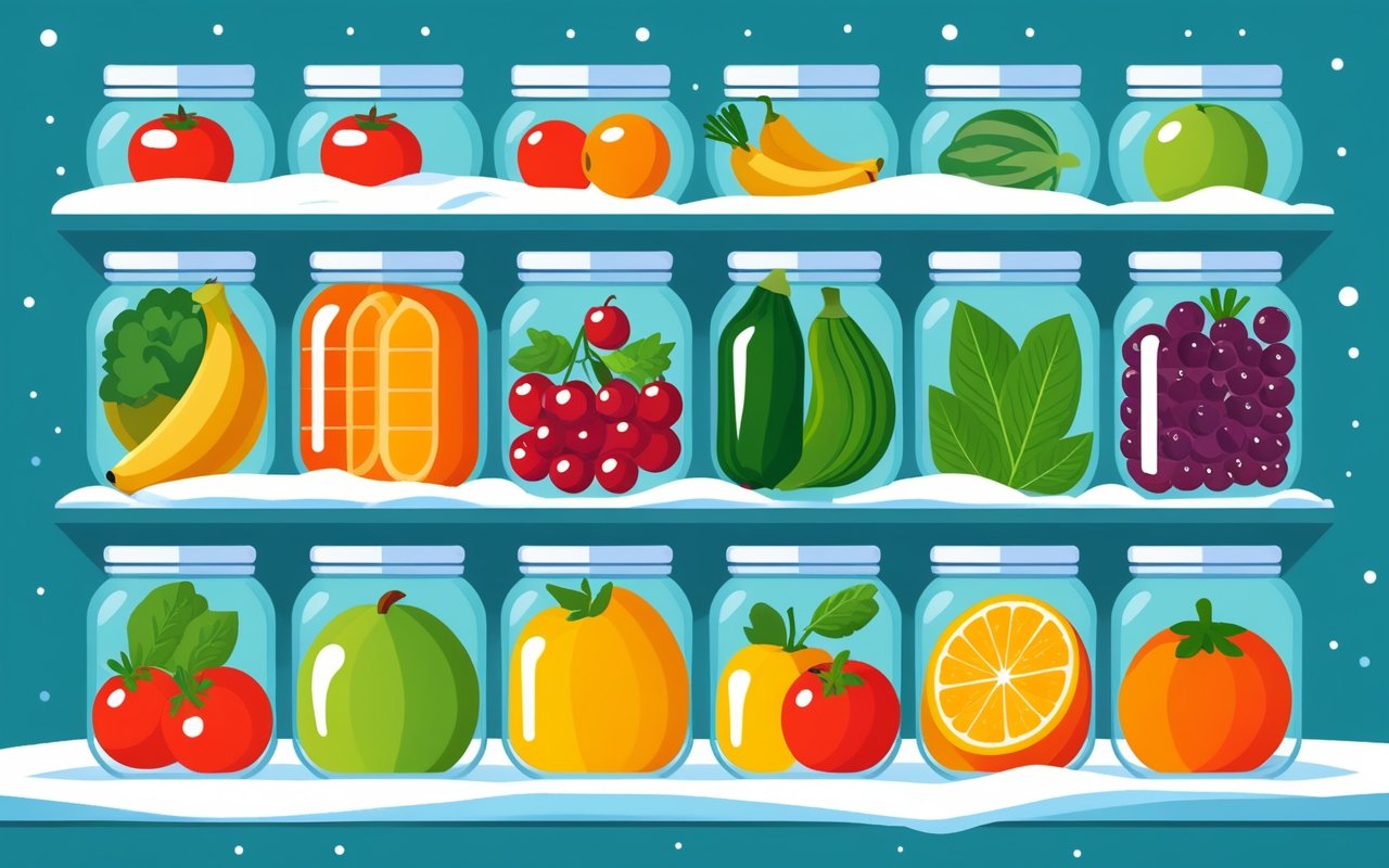Секреты заморозки: как сохранить питательные вещества овощей и фруктов на зиму