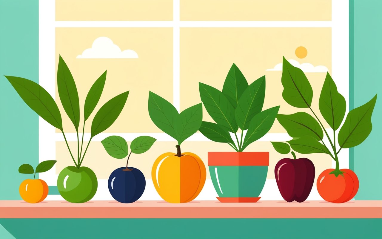 Топ-5 неожиданных суперфудов, которые легко вырастить на подоконнике