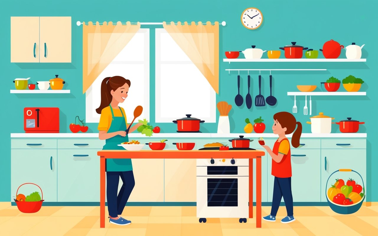 Влияние домашних кухонь на развитие пищевых привычек детей и подростков