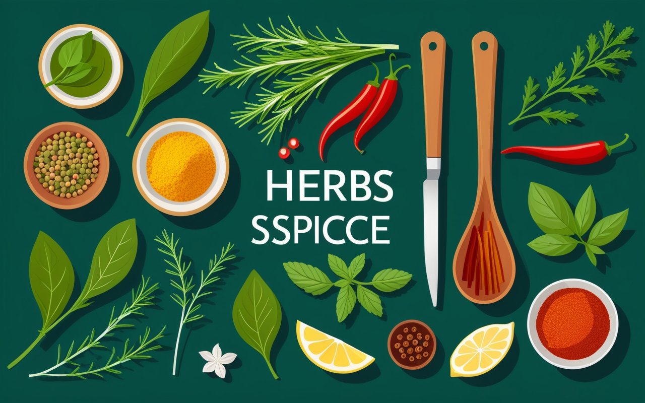 Использование трав и специй для усиления вкуса здоровых домашних блюд без соли и сахара