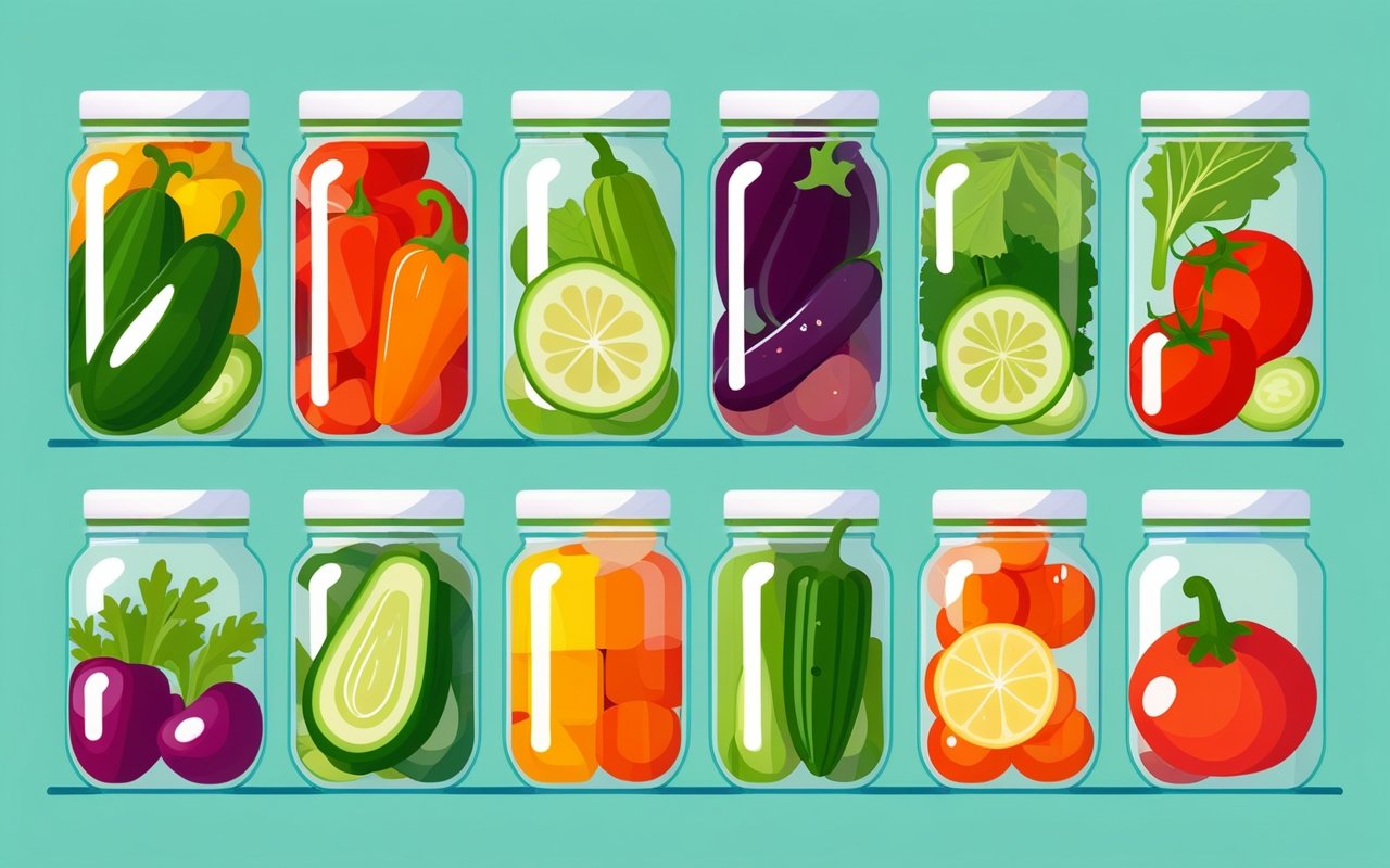 Секреты маринования овощей для длительного хранения без добавления соли и сахара