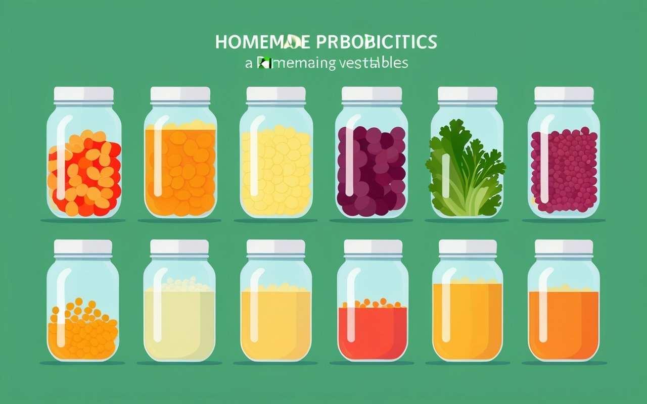 Создание домашних пробиотиков: пошаговое руководство по ферментации овощей для здоровья кишечника