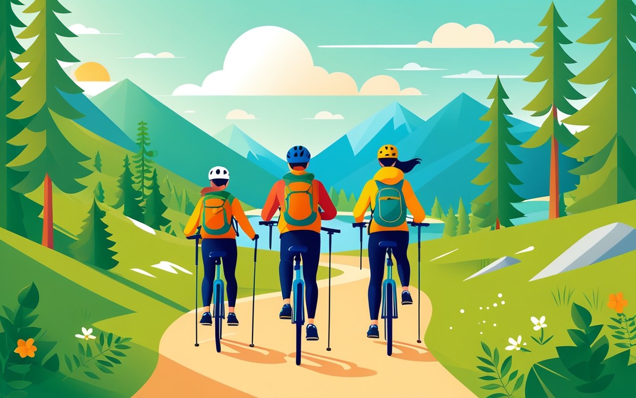 Развитие командного духа через семейные спортивные приключения на свежем воздухе