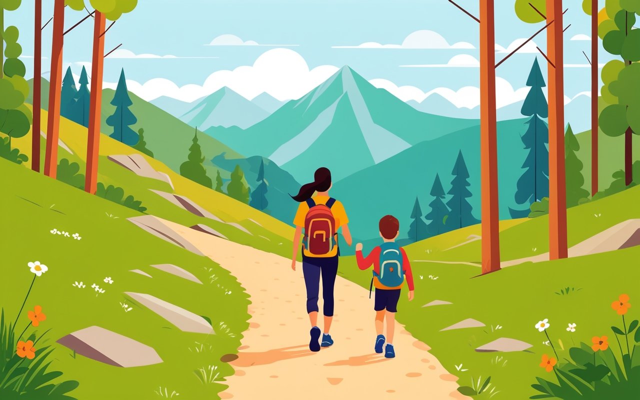 Совместные походы с детьми как эффективный способ укрепления семейных связей и физической формы