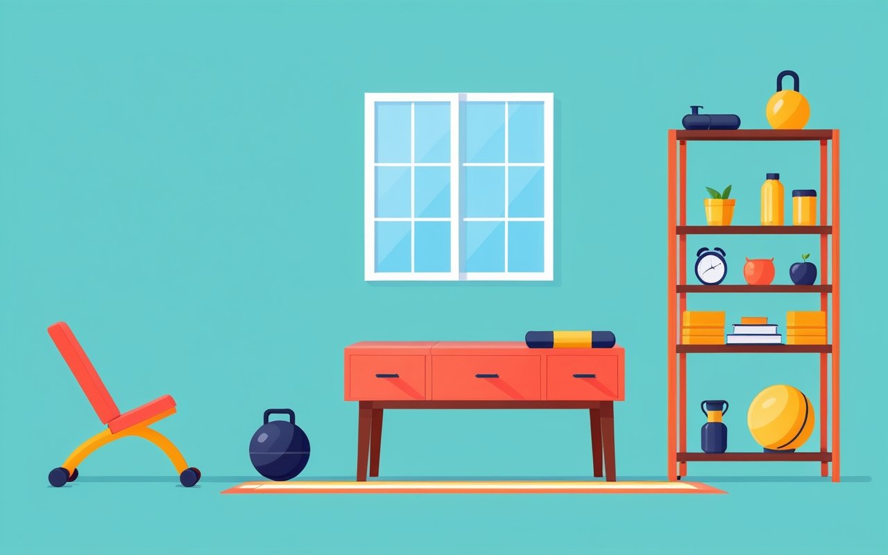 Создание эффективной тренировочной программы с использованием мебели и предметов интерьера для фитнеса дома