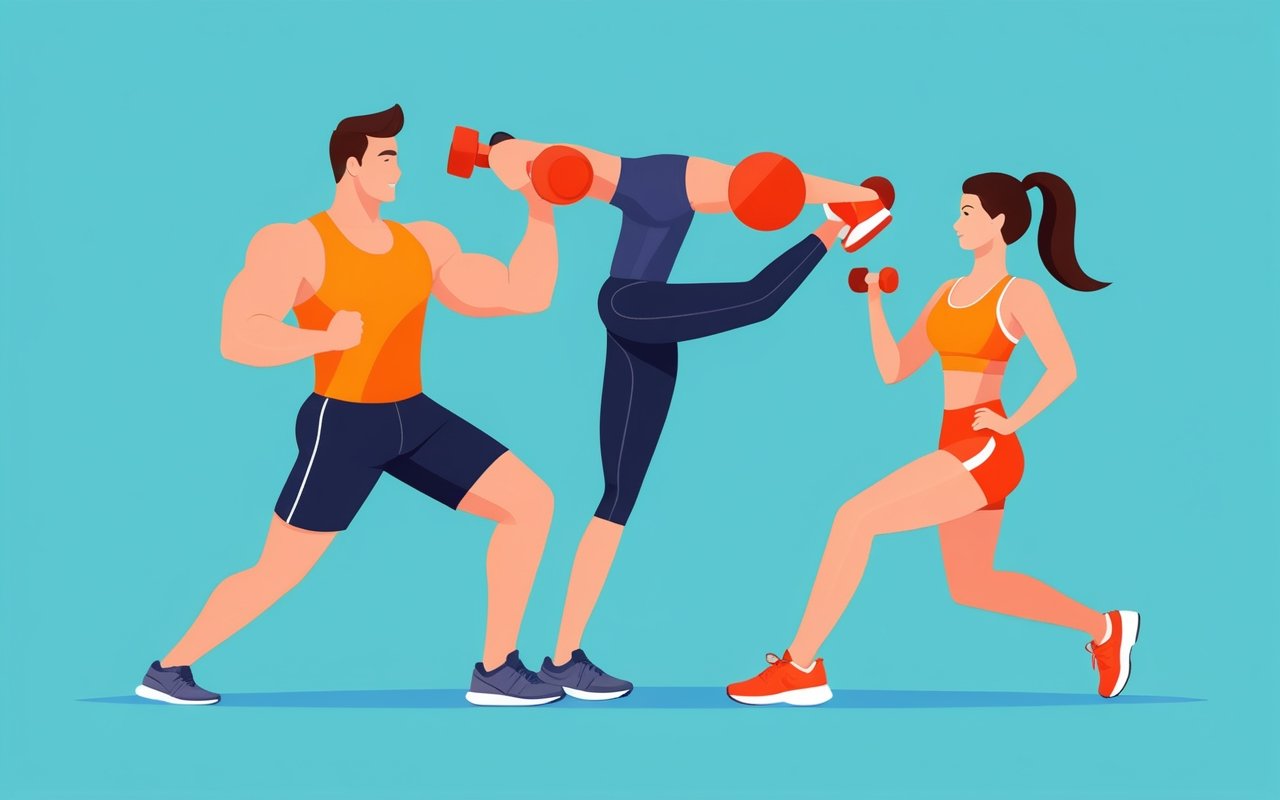 Фитнес в паре: как совместные тренировки укрепляют отношения и улучшают результаты
